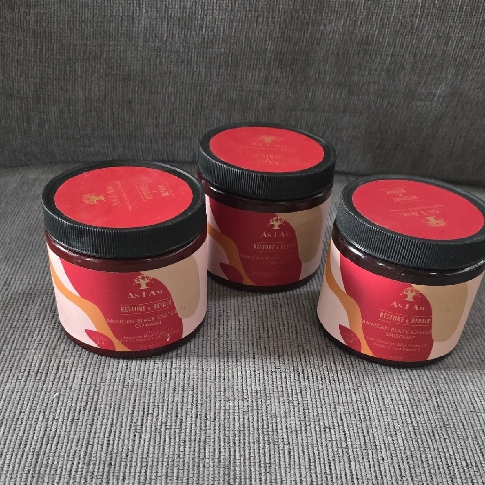As I Am Restore & Repair Cowash Set Of 3, 16oz Each, New, For Hair Types 3&4. - Picture 9 of 10